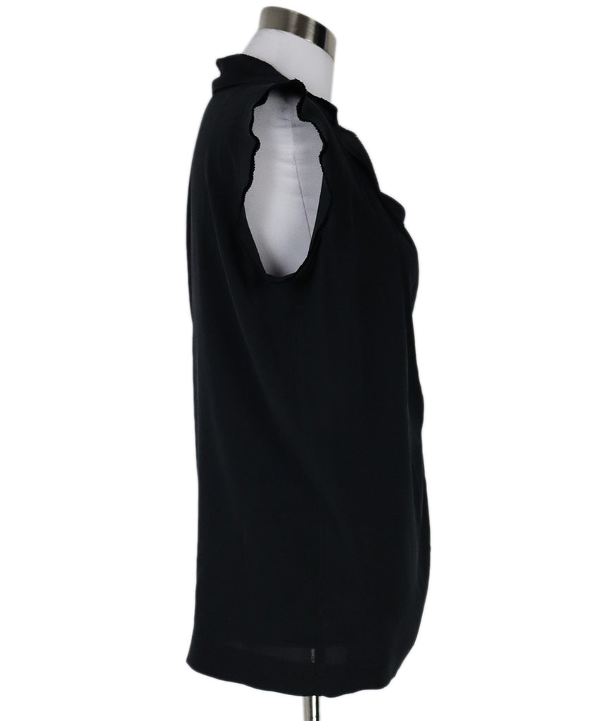 Lanvin Black Silk Top 1