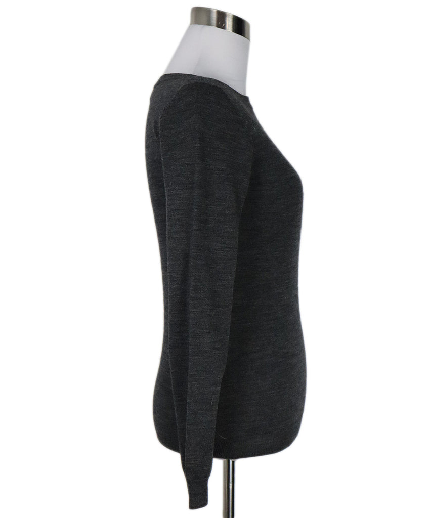Lanvin Charcoal Wool Sweater 1