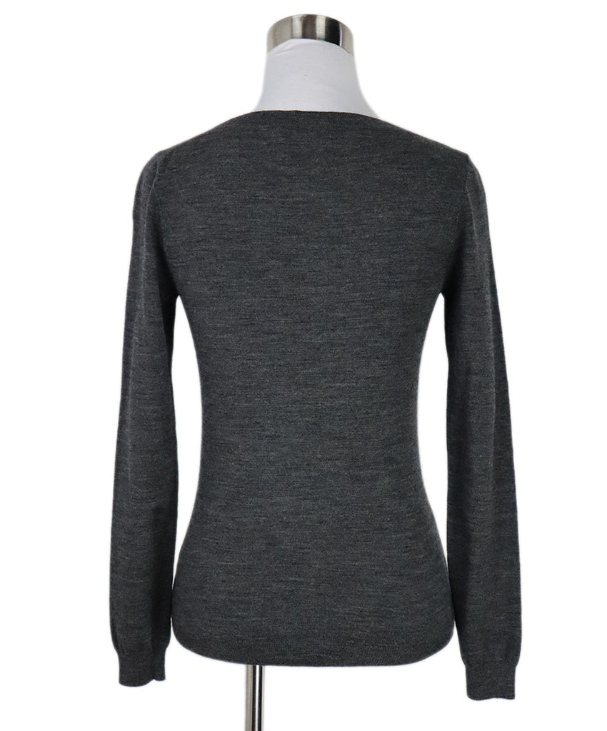 Lanvin Charcoal Wool Sweater 3