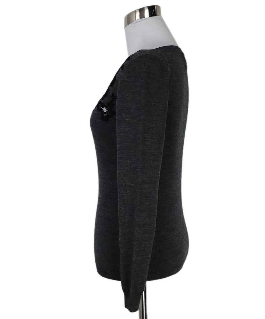 Lanvin Charcoal Wool Sweater 2