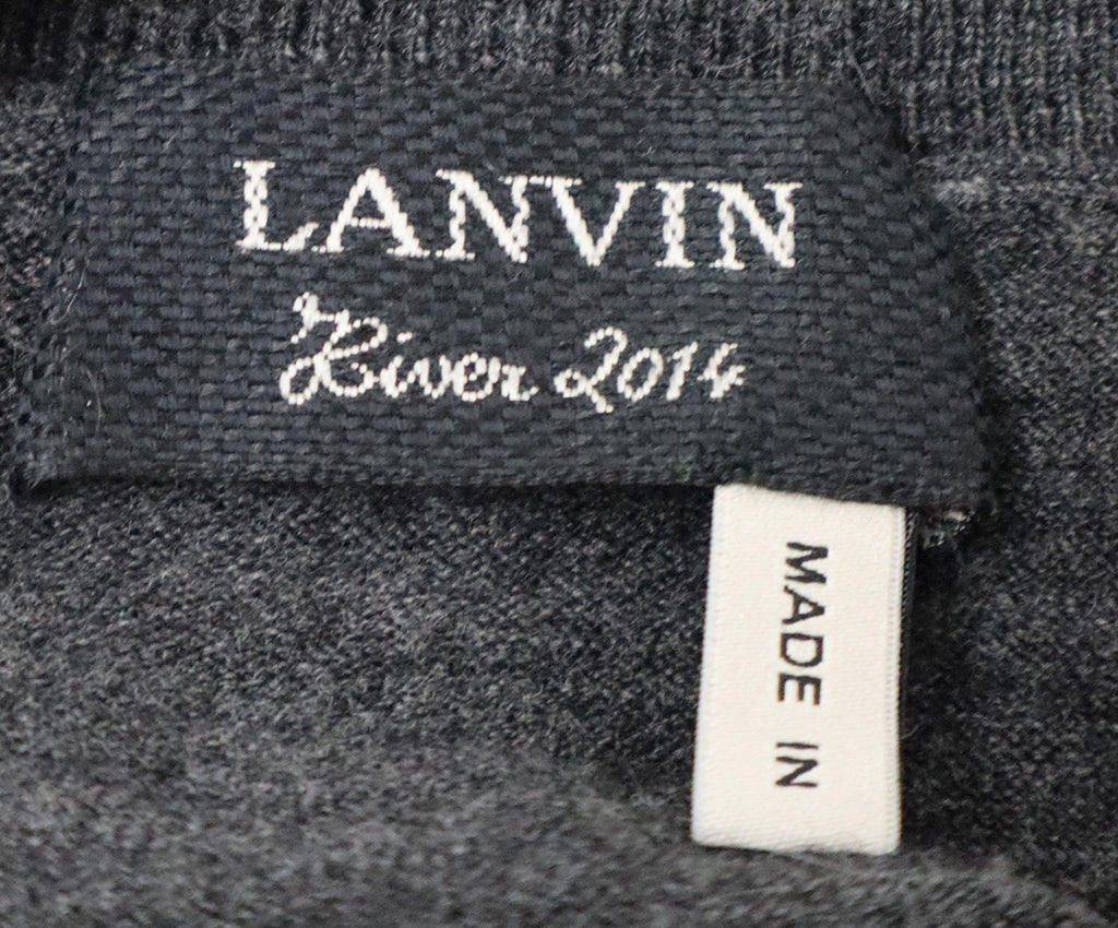 Lanvin Charcoal Wool Sweater 5