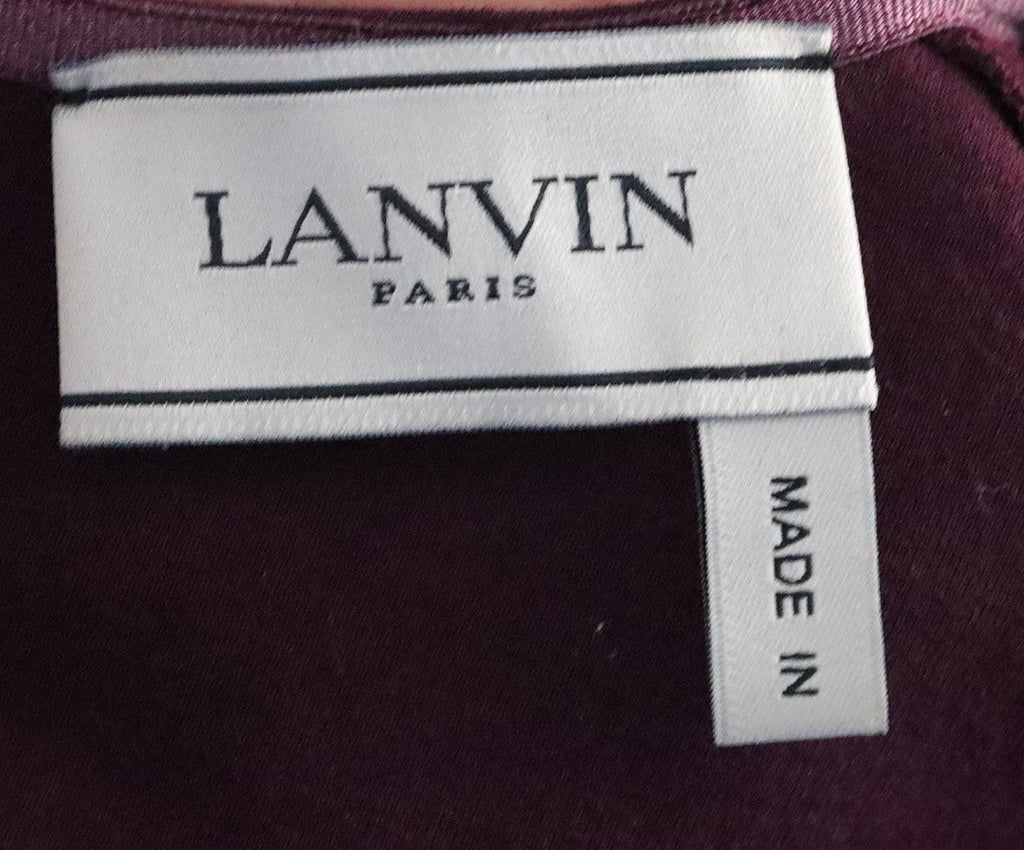 Lanvin Plum Sleeveless Dress sz 2 - Michael's Consignment NYC