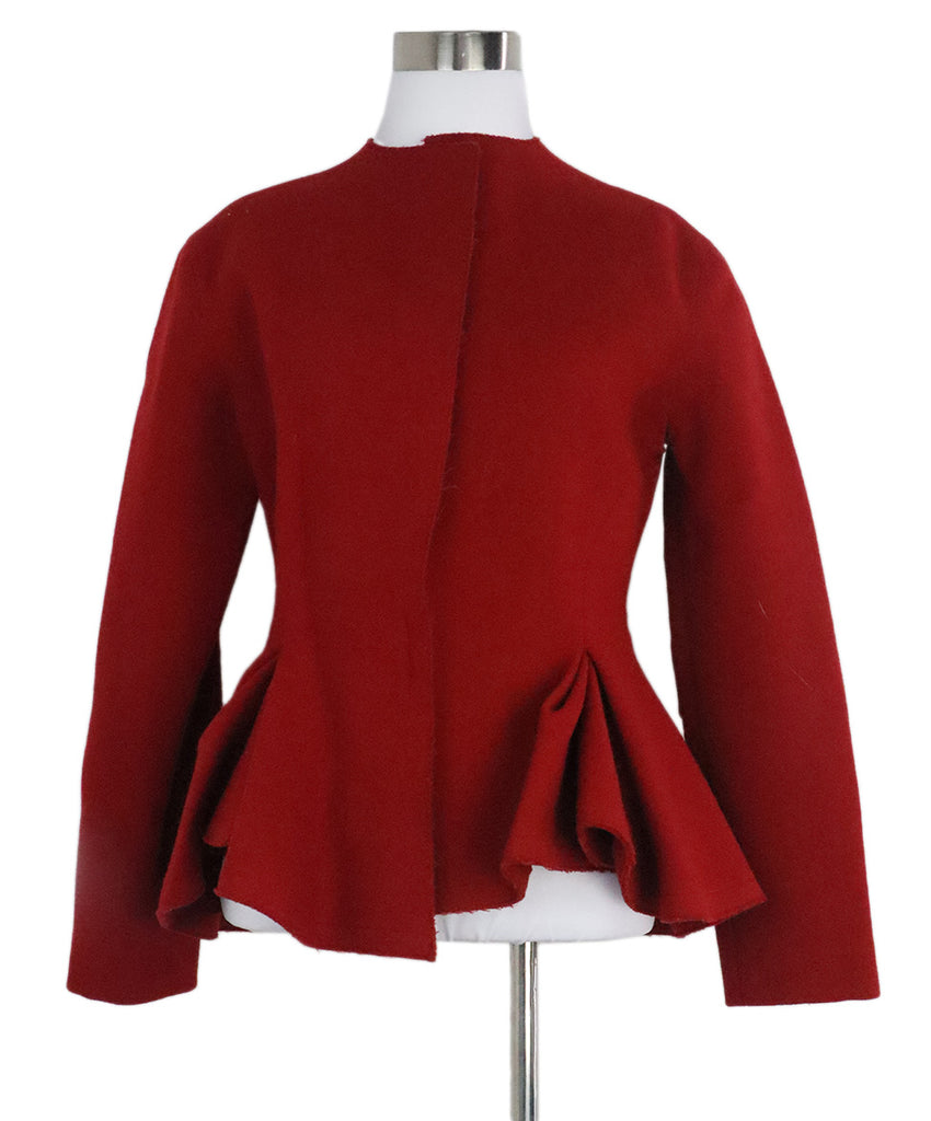 Lanvin Red Wool Jacket 