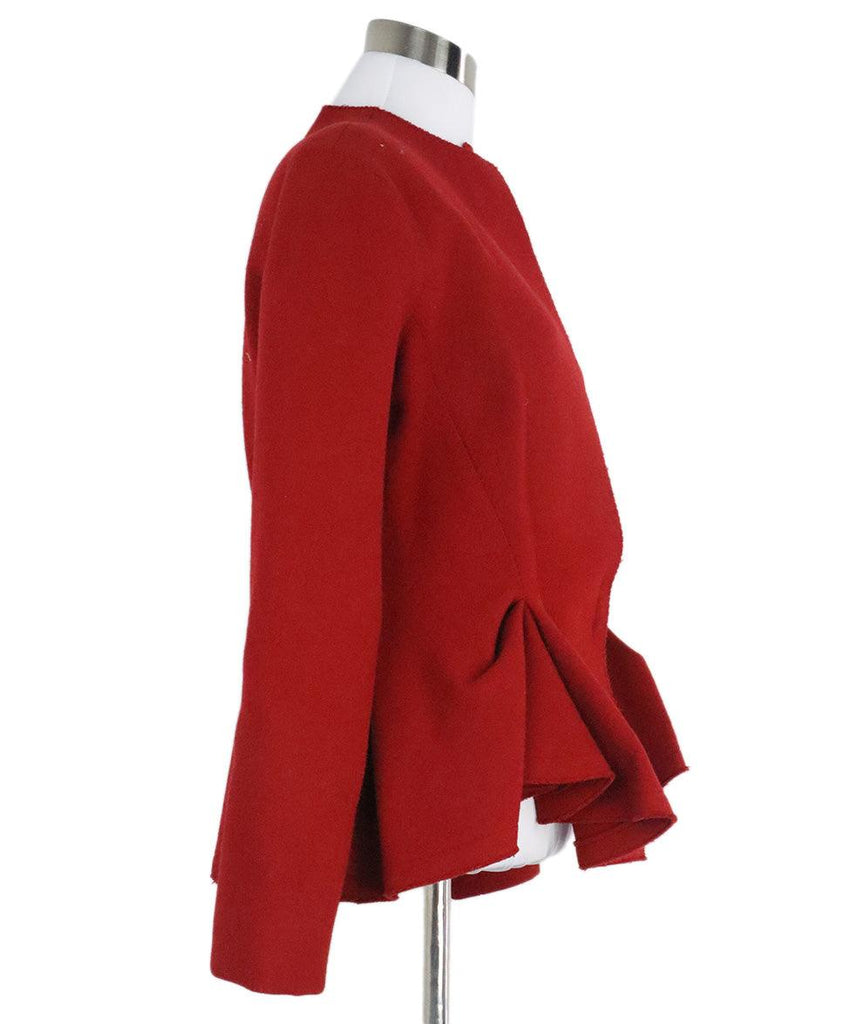 Lanvin Red Wool Jacket sz 4 - Michael's Consignment NYC