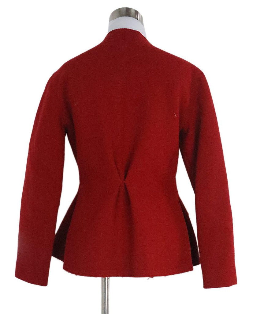 Lanvin Red Wool Jacket 2