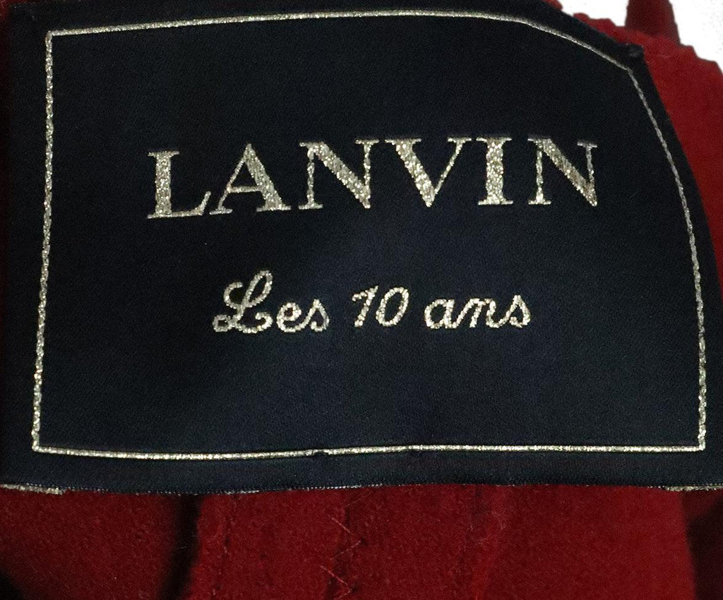 Lanvin Red Wool Jacket sz 4 - Michael's Consignment NYC