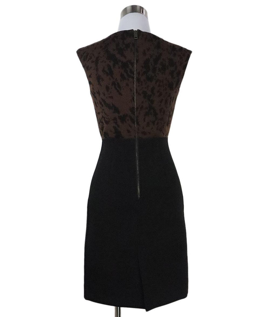 Les Copains Black & Brown Knit Dress sz 2 - Michael's Consignment NYC