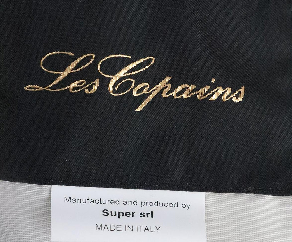 Les Copains Grey Sequin Nylon Jacket sz 8 - Michael's Consignment NYC