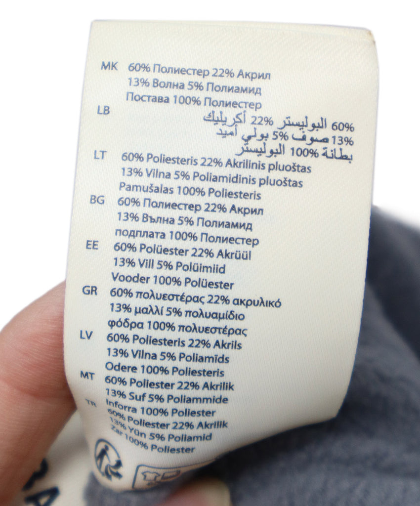 Lilac Blue & Pink Wool & Fleece Dickie 3