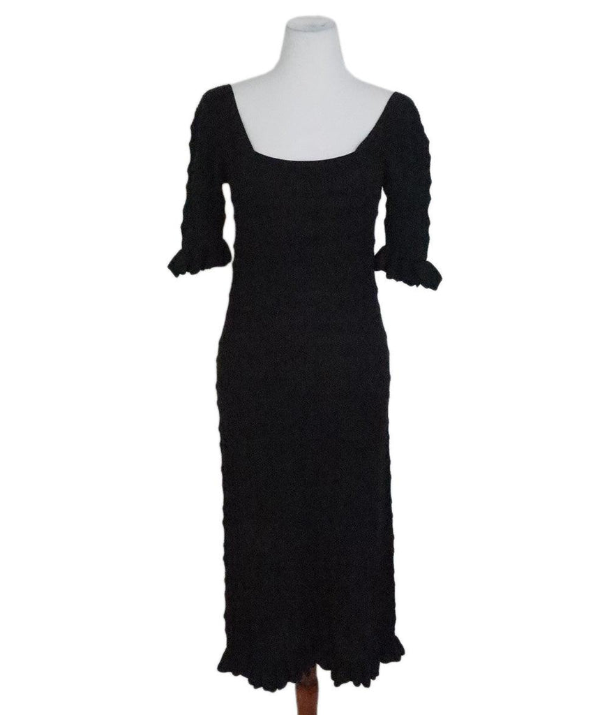 Lippes Black Cotton and Polyamide Dress sz 8 - Michael's Consignment NYC
