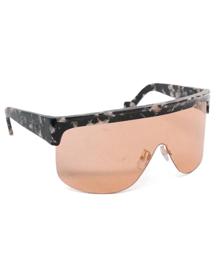 Loewe Oversized Black & Pink Sunglasses 