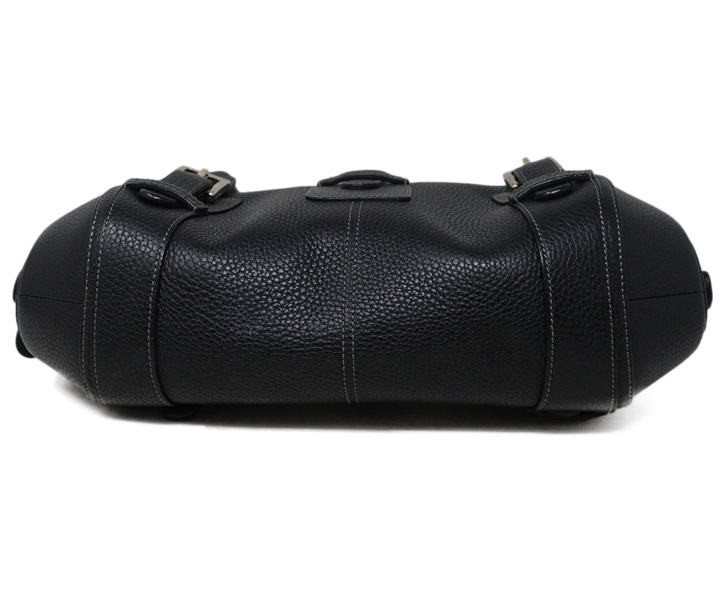 Loewe Black Grained Leather Handbag 3