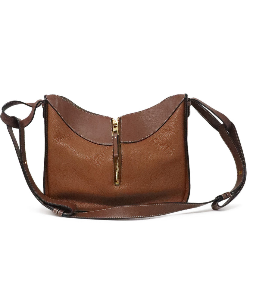 Loewe Brown Leather Crossbody Bag 