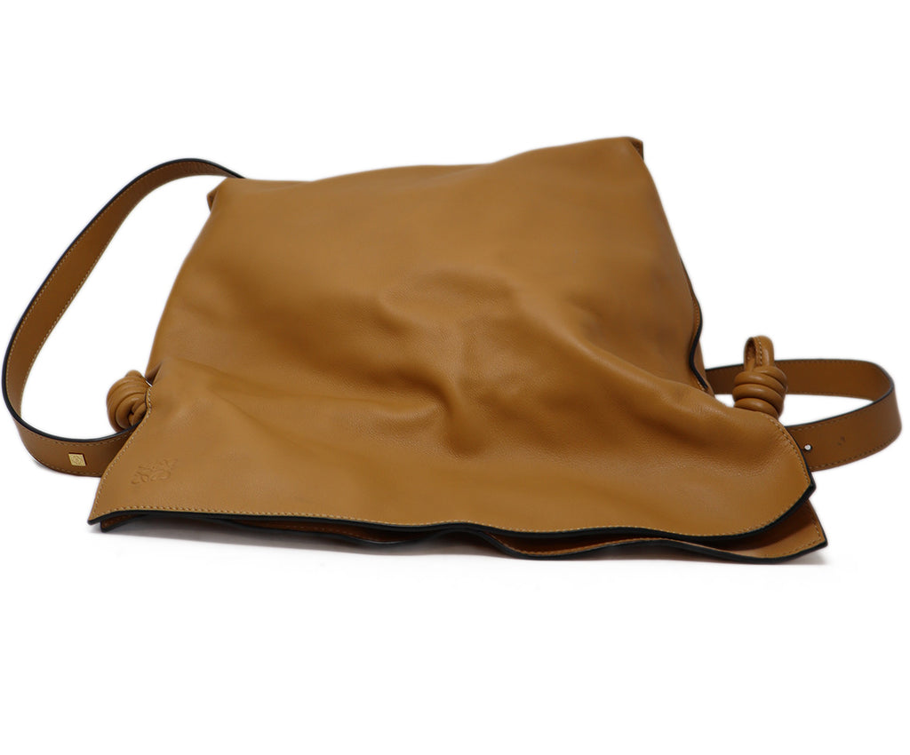 Loewe Tan Leather Flamenco Bag 4