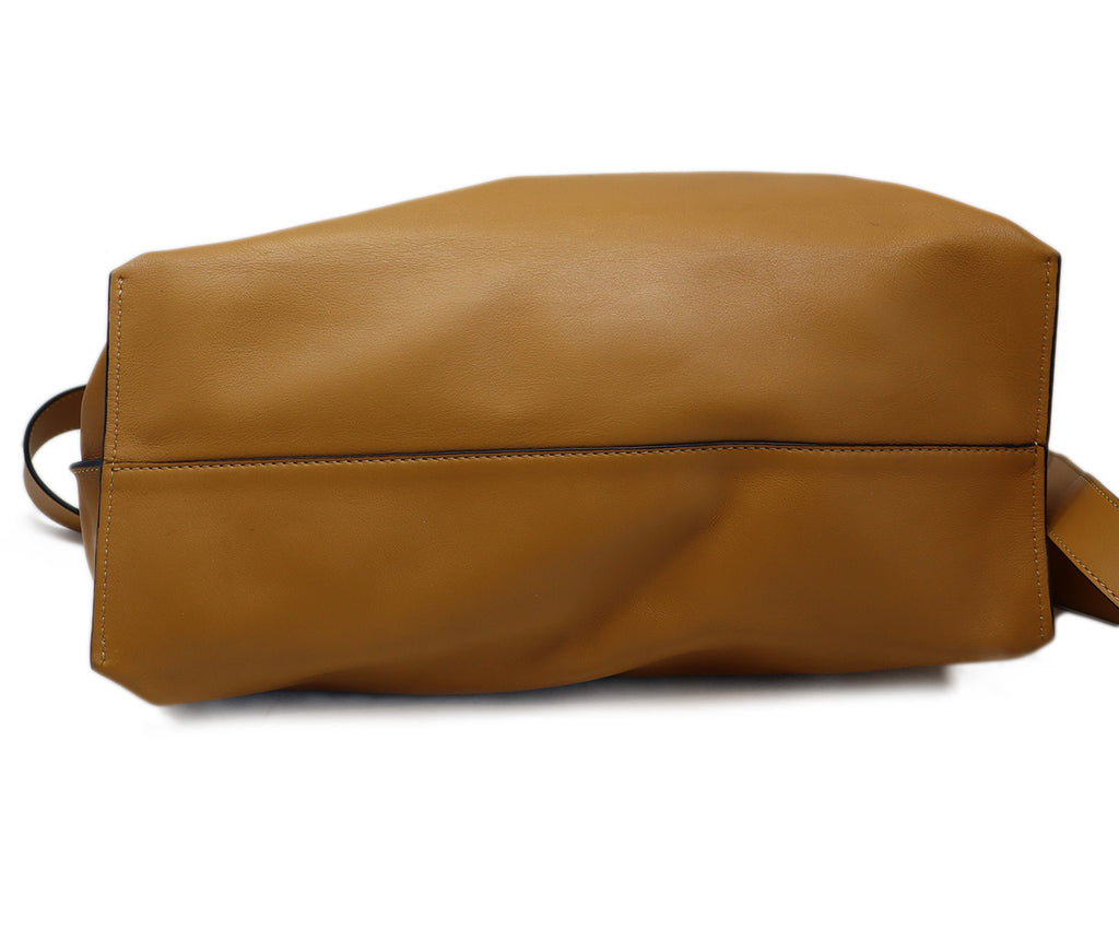 Loewe Tan Leather Flamenco Bag 3
