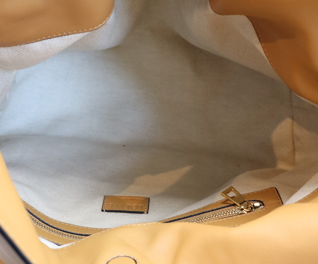 Loewe Tan Leather Flamenco Bag 5