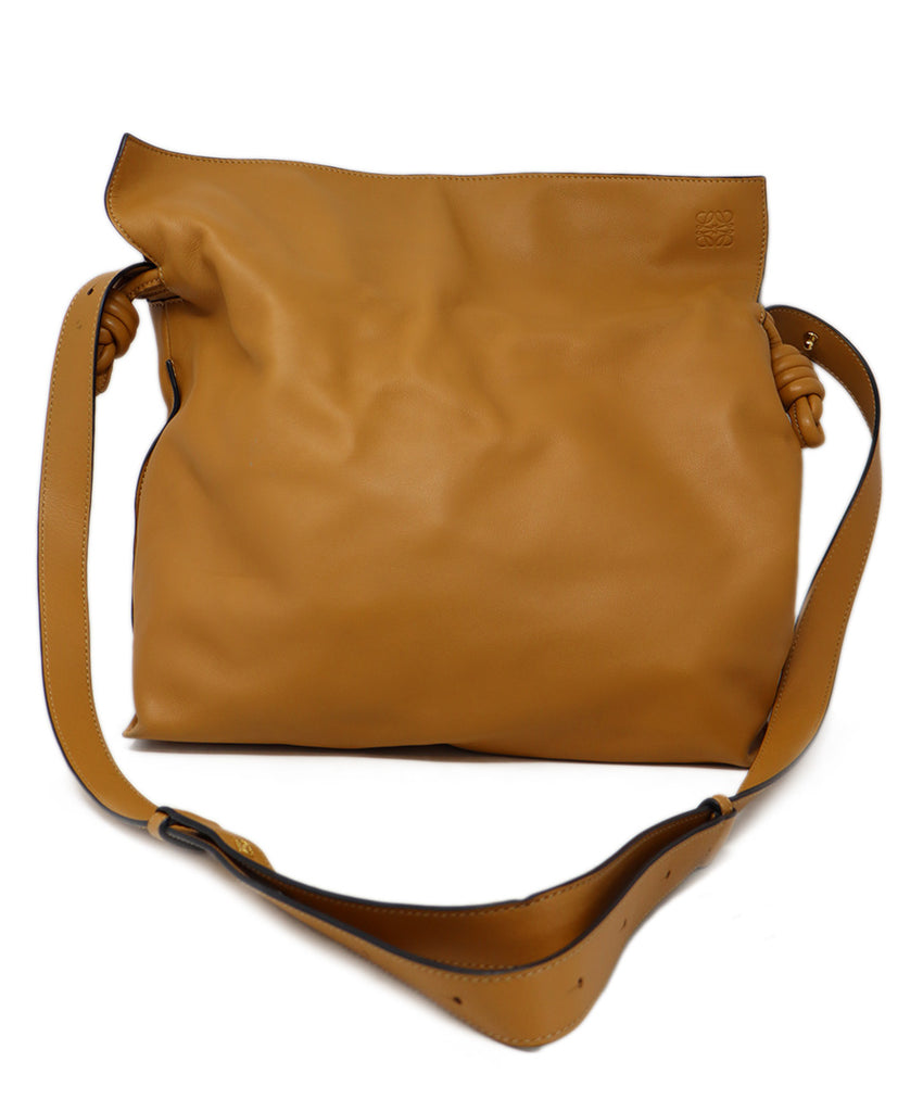 Loewe Tan Leather Flamenco Bag 