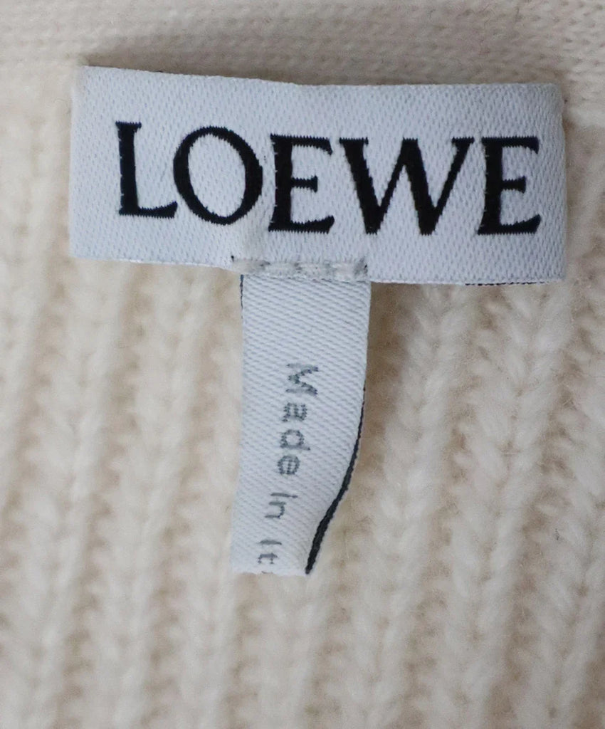 Loewe Ivory Wool Sweater sz 6 - Michael's Consignment NYC