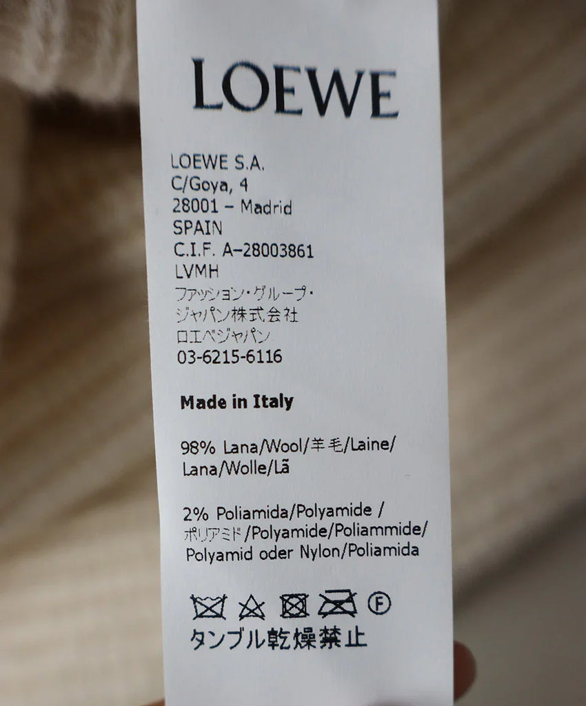 Loewe Ivory Wool Sweater sz 6 - Michael's Consignment NYC