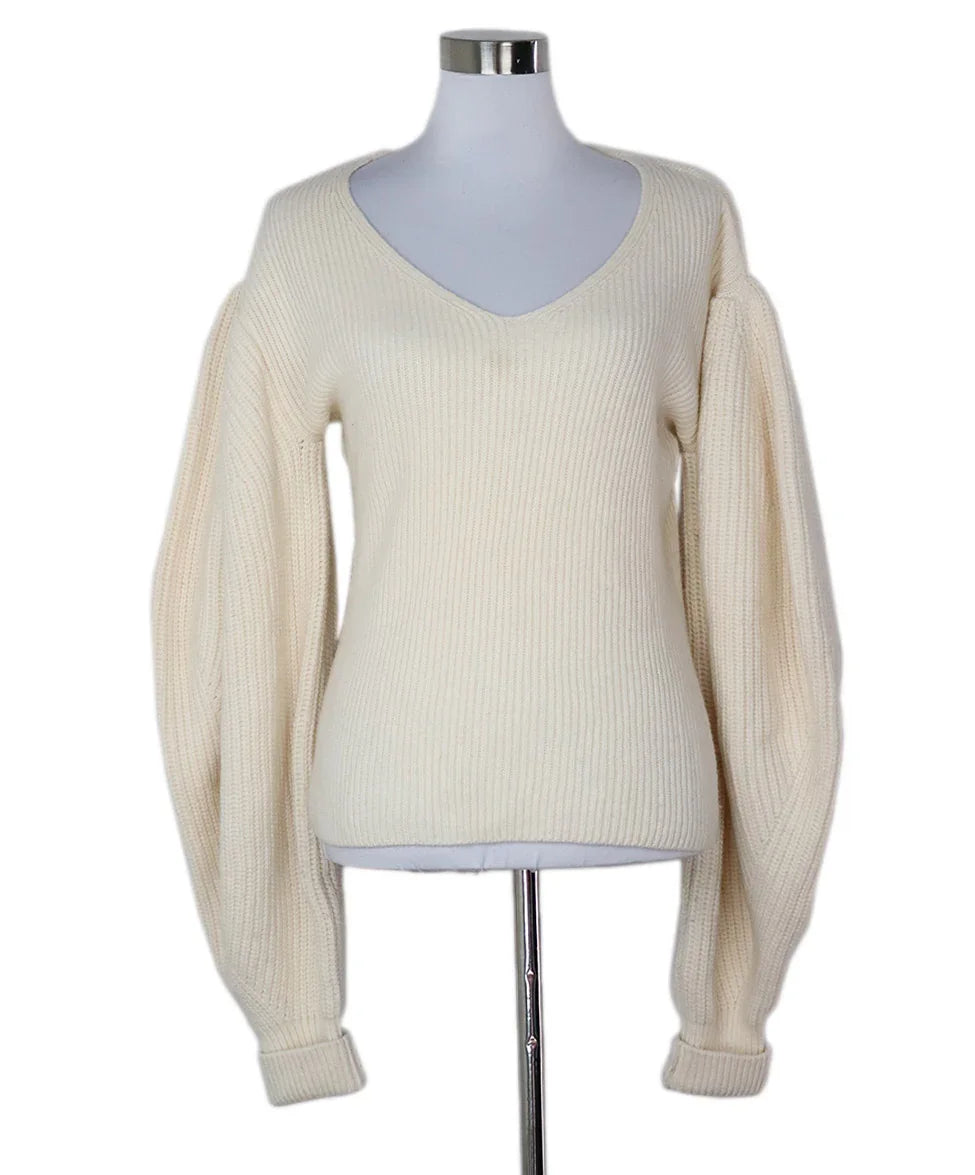 Loewe Ivory Wool Sweater sz 6 l Michael's Luxury Consignment