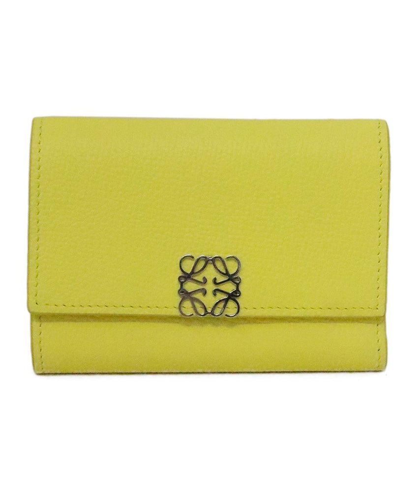 Loewe Yellow Leather Wallet - Michael's Consignment NYC