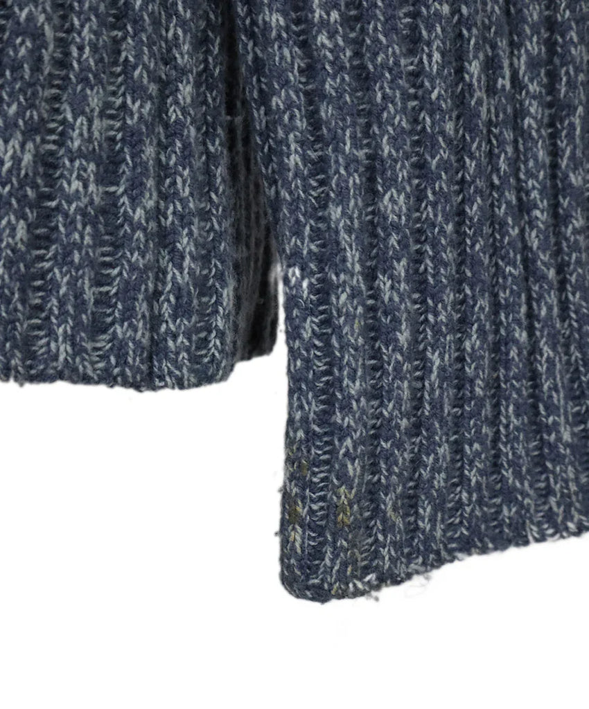 Loro Piana Blue Cashmere Turtleneck sz 10 - Michael's Consignment NYC