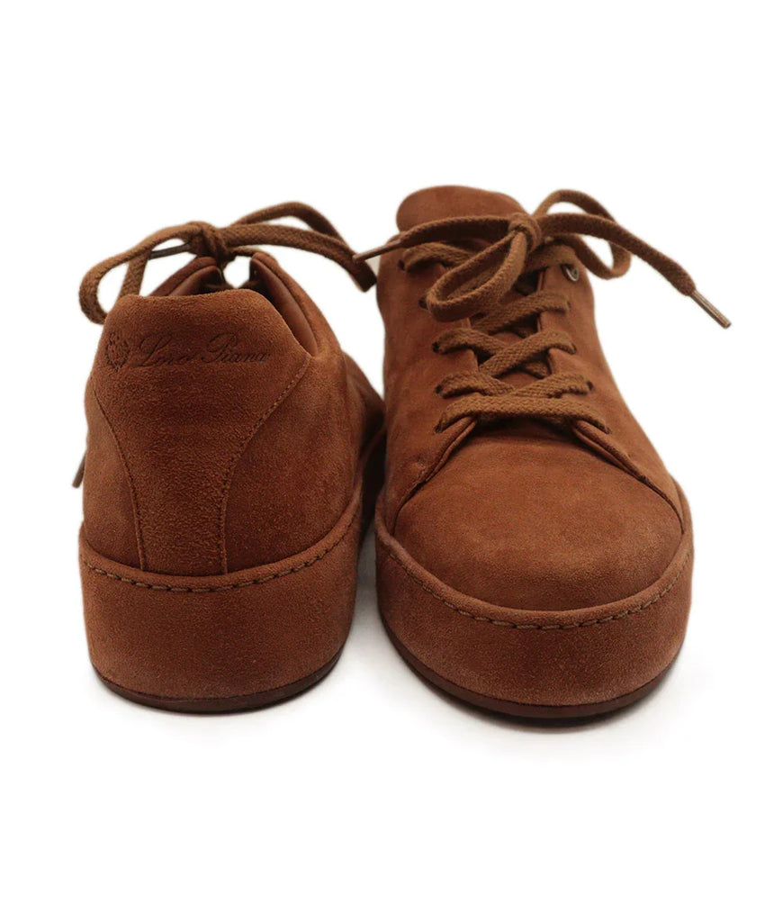 Loro Piana Brown Suede Sneakers sz 7 - Michael's Consignment NYC