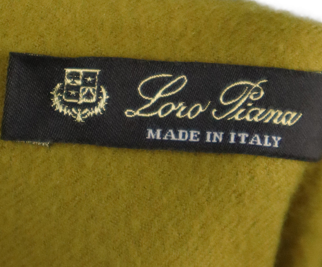 Loro Piana Chartreuse Cashmere Dress 3