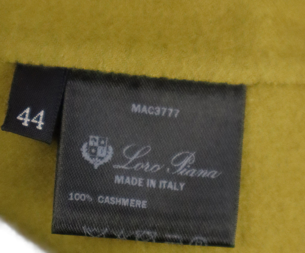 Loro Piana Chartreuse Cashmere Dress 4