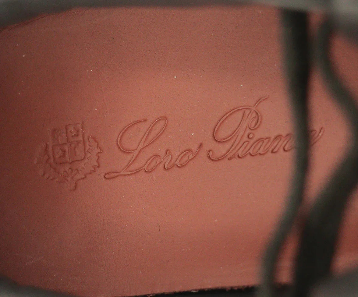 Loro Piana Charcoal Suede Sneakers sz 7 l Michael's Luxury