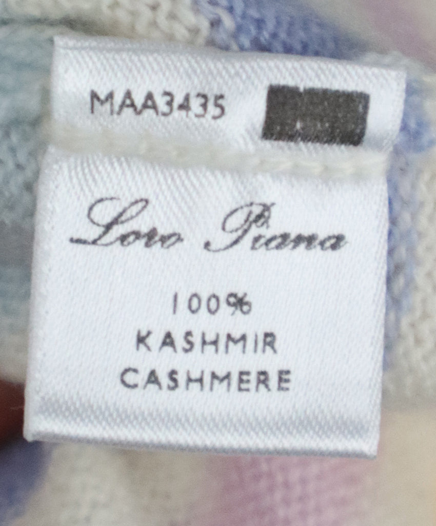 Loro Piana Multicolor Striped Cashmere Sweater 4