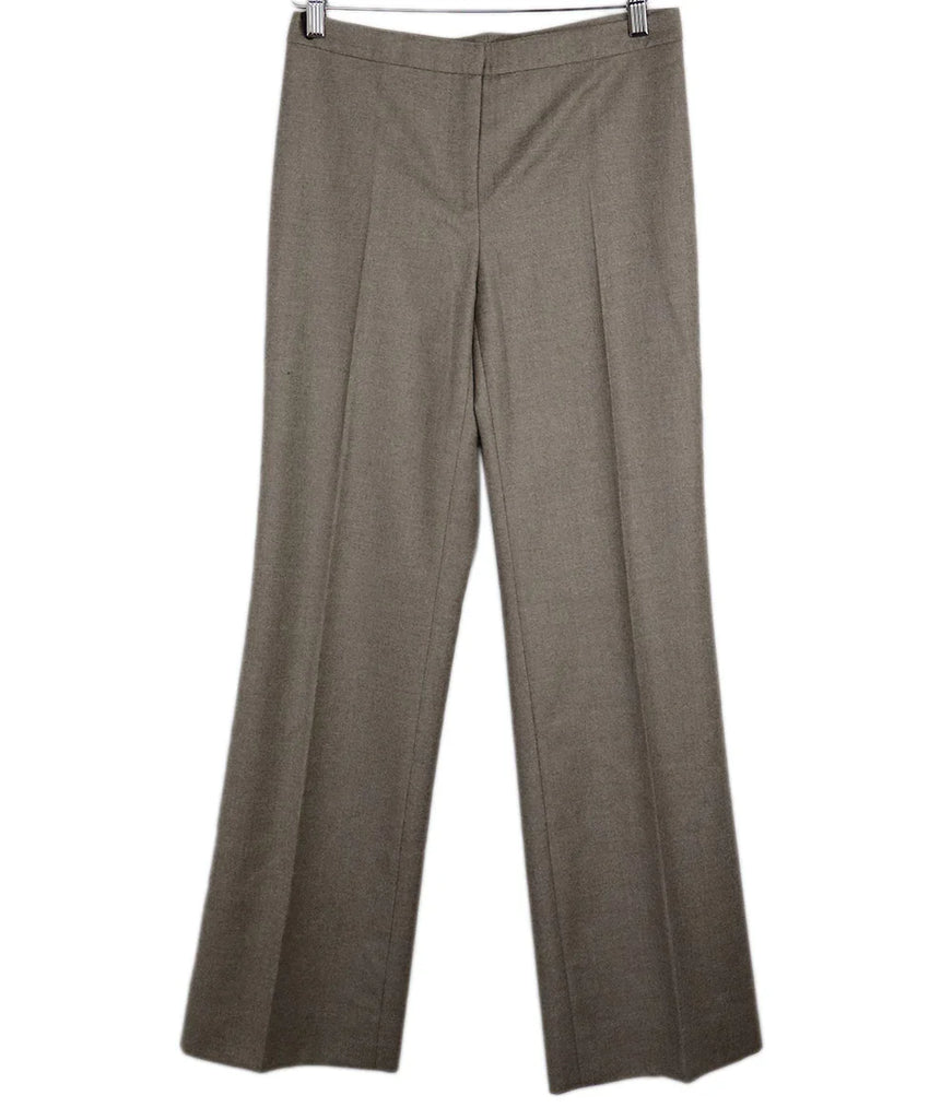 Loro Piana Beige Wool Pants sz 6 - Michael's Consignment NYC