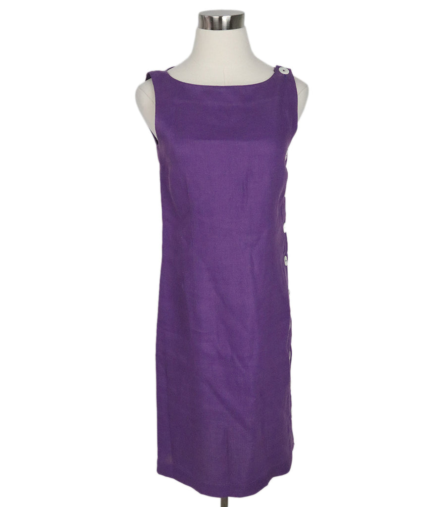 Loro Piana Purple Linen Dress 