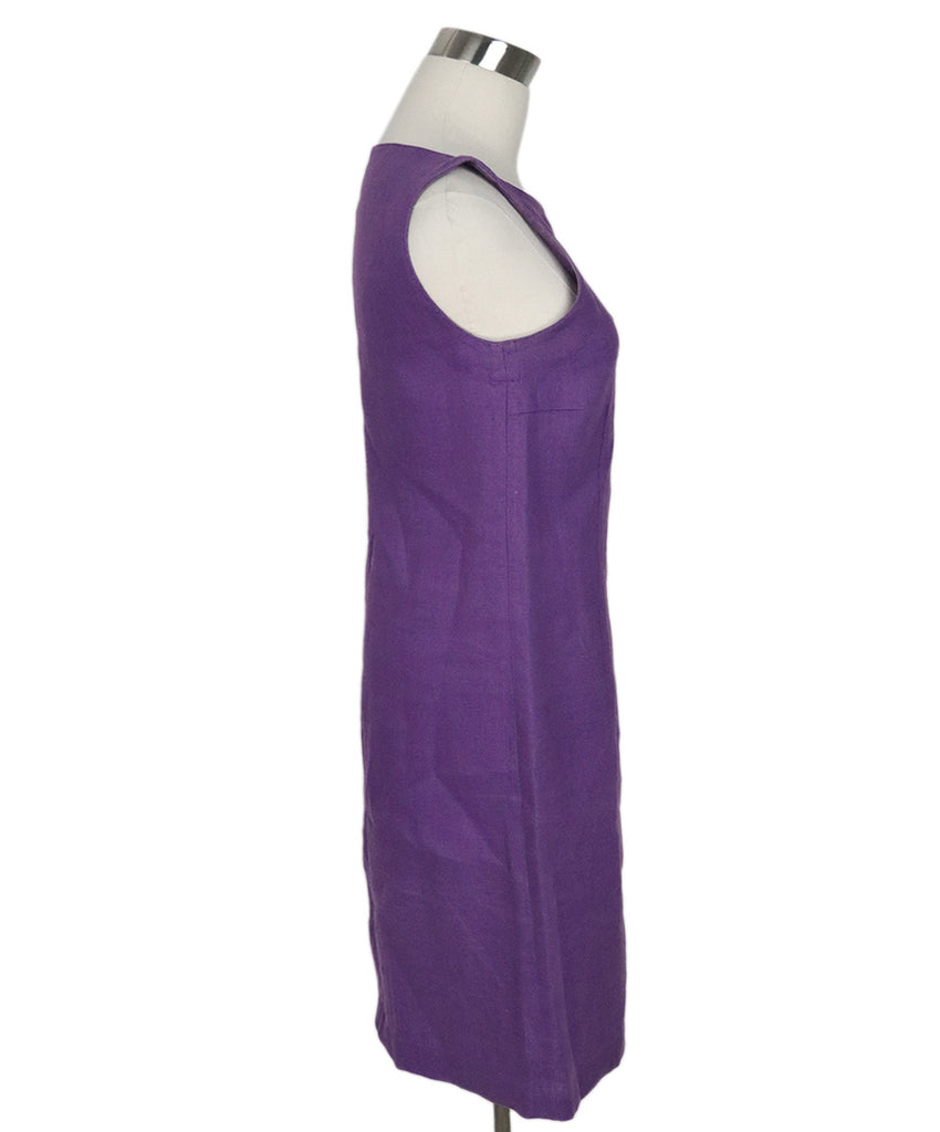 Loro Piana Purple Linen Dress 1
