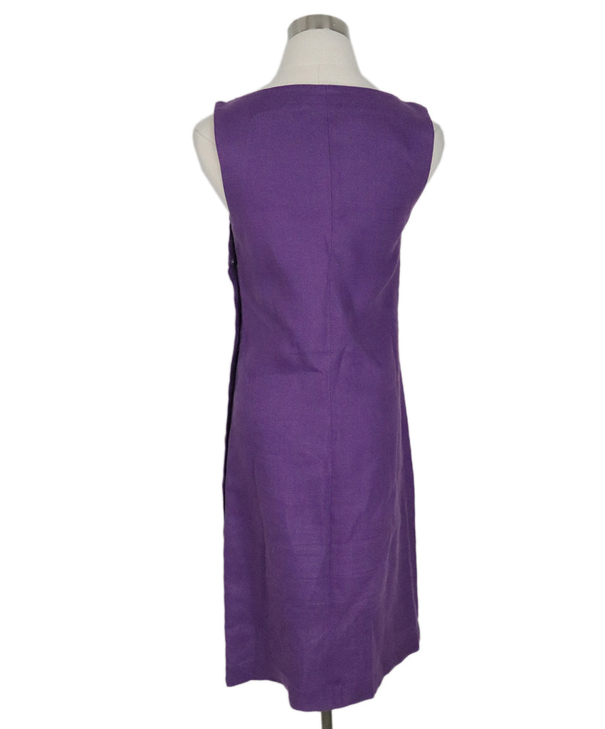 Loro Piana Purple Linen Dress 2