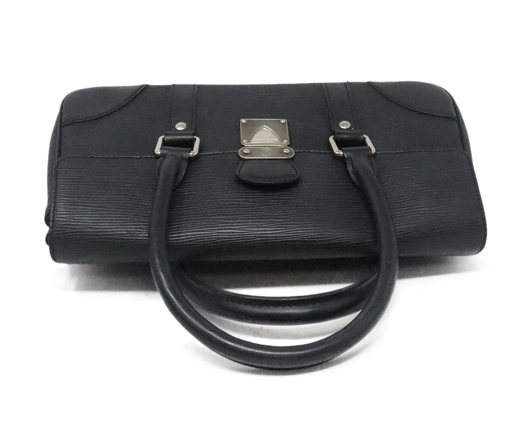 Louis Vuitton Black Epi Leather Segur PM Satchel 4