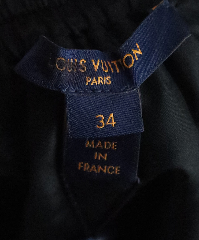 Louis Vuitton Black Silk Mini Skirt 3