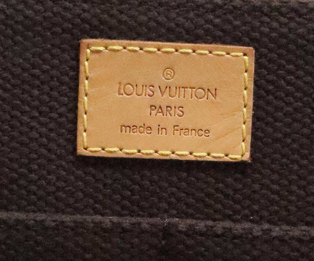 Louis Vuitton Brown & Beige Canvas Satchel - Michael's Consignment NYC