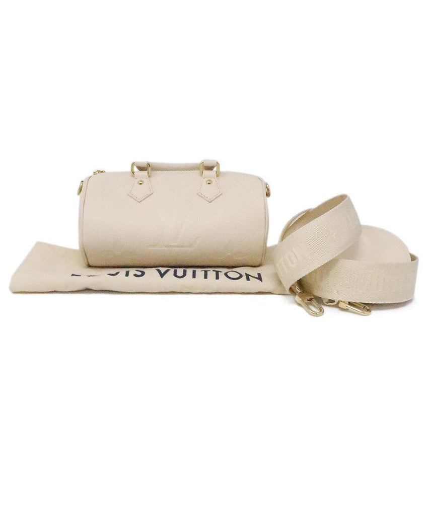 Louis Vuitton Cream Leather Empreinte Papillon BB Bag - Michael's Consignment NYC