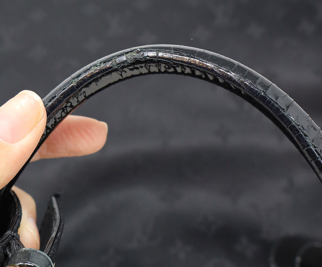 Louis Vuitton Black Desire Lockit Vertical Tote - Michael's Consignment NYC