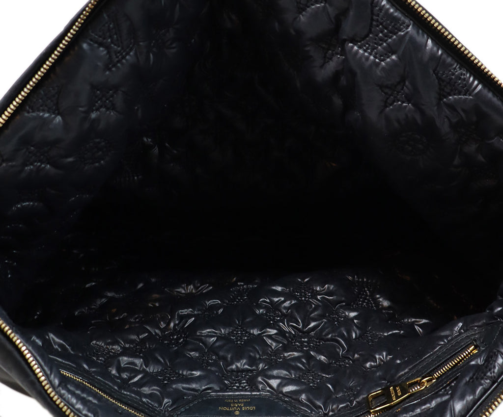 Louis Vuitton Black Desire Lockit Vertical Tote - Michael's Consignment NYC