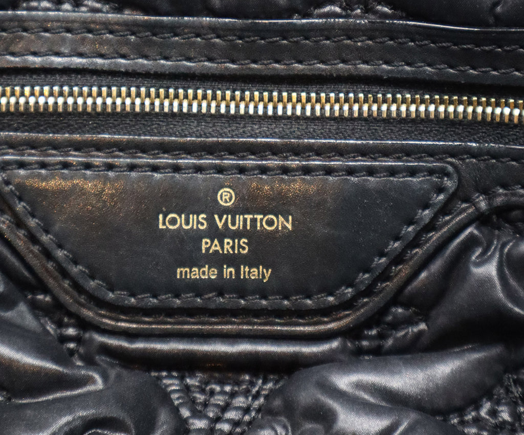 Louis Vuitton Black Desire Lockit Vertical Tote - Michael's Consignment NYC