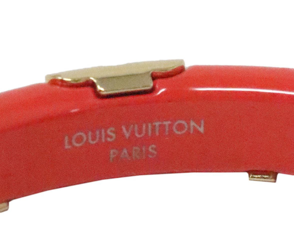 Louis Vuitton Orange & Gold Monogram Bracelet - Michael's Consignment NYC