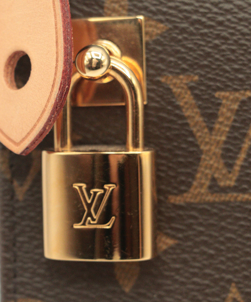 Louis Vuitton Brown & Tan Monogram Leather Special Edition Clutch 12