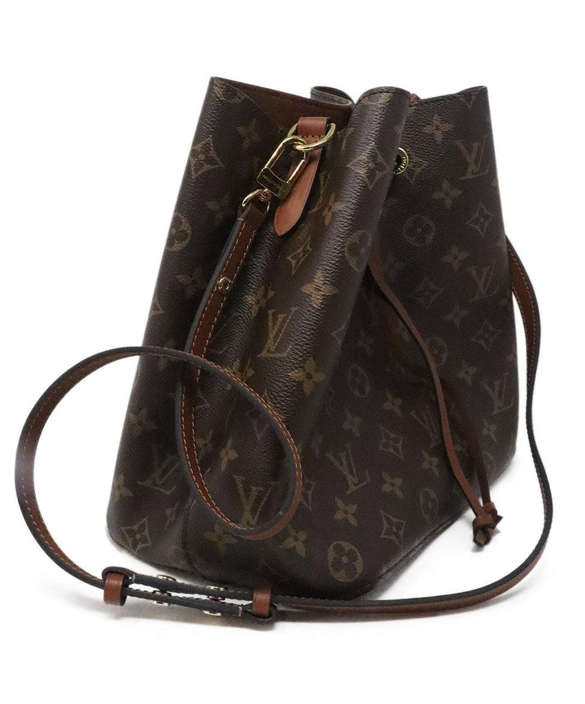 Louis Vuitton Brown & Tan Monogram Leather Crossbody - Michael's Consignment NYC