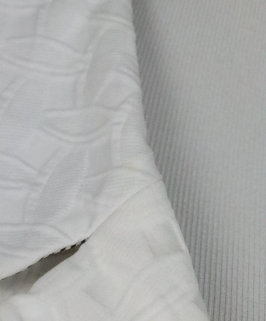 Louis Vuitton White Cotton Monogram Skirt Suit sz 12 - Michael's Consignment NYC