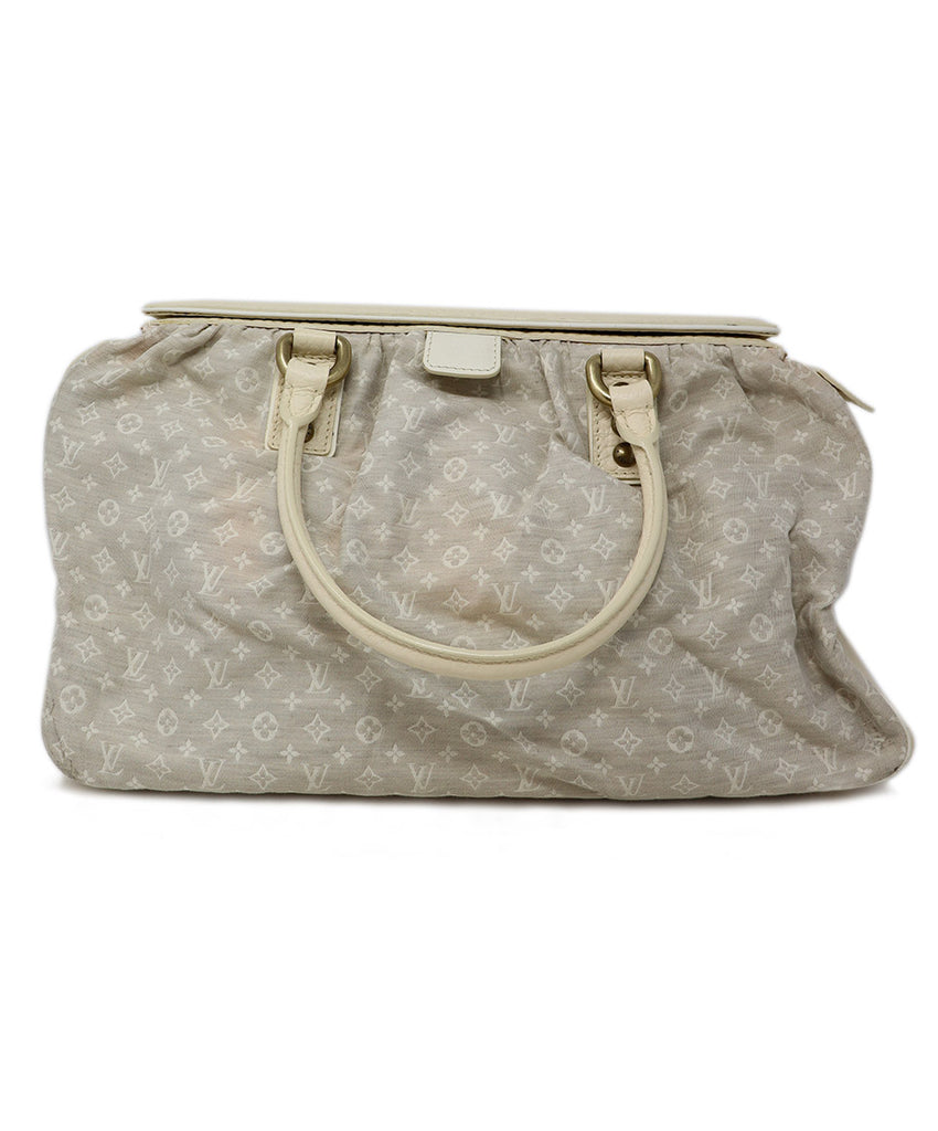 Louis Vuitton Cream Canvas Monogram Bag 