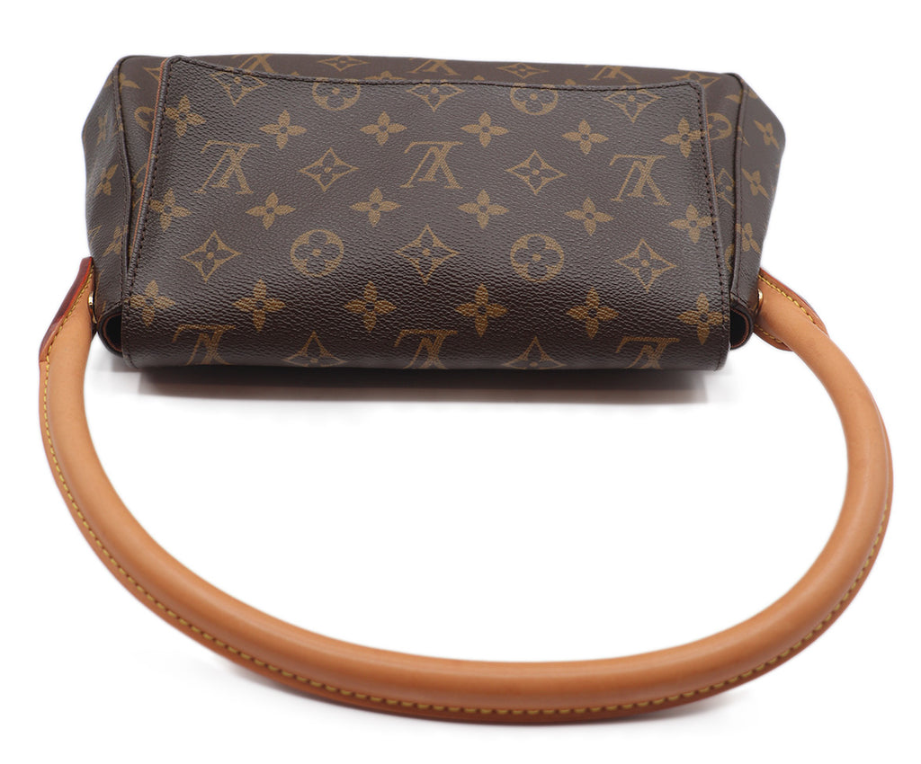Louis Vuitton Brown Leather Looping Flap Bag 4