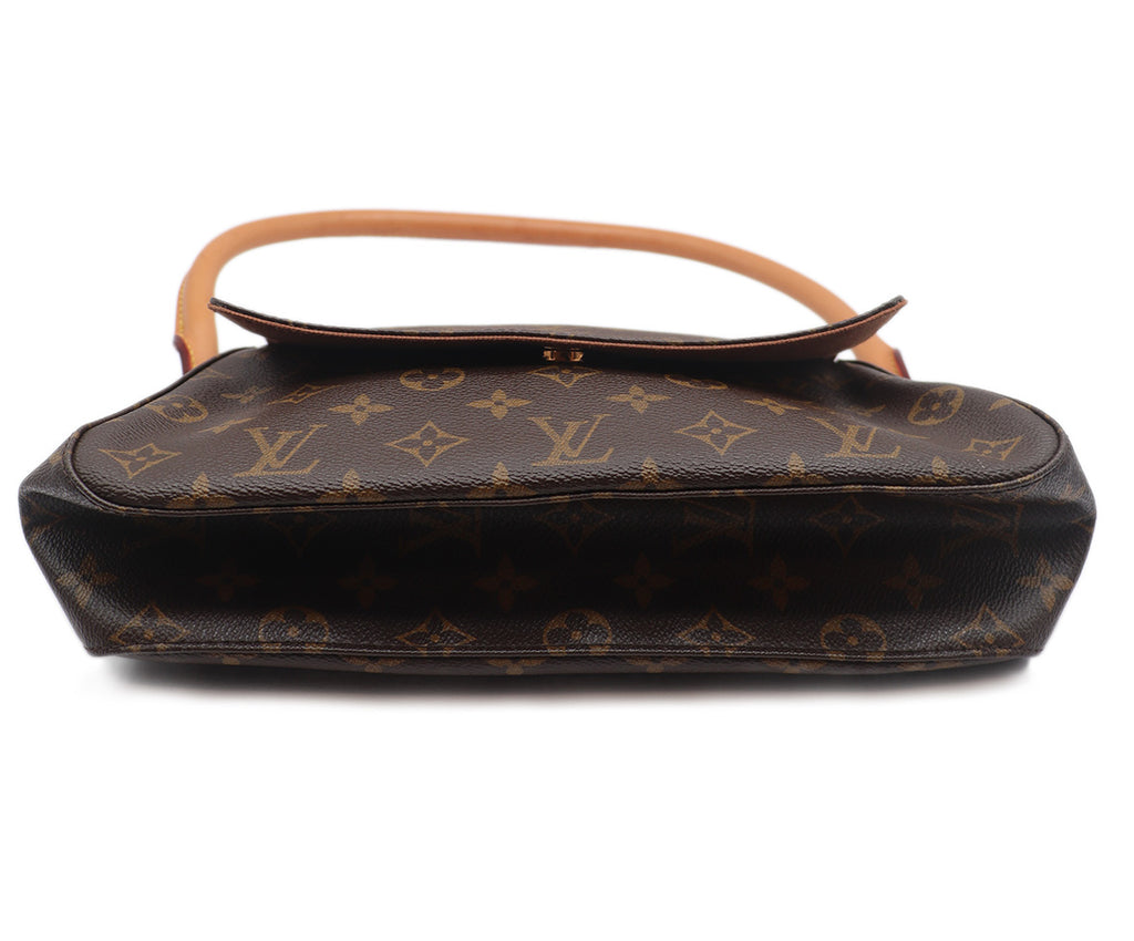 Louis Vuitton Brown Leather Looping Flap Bag 3
