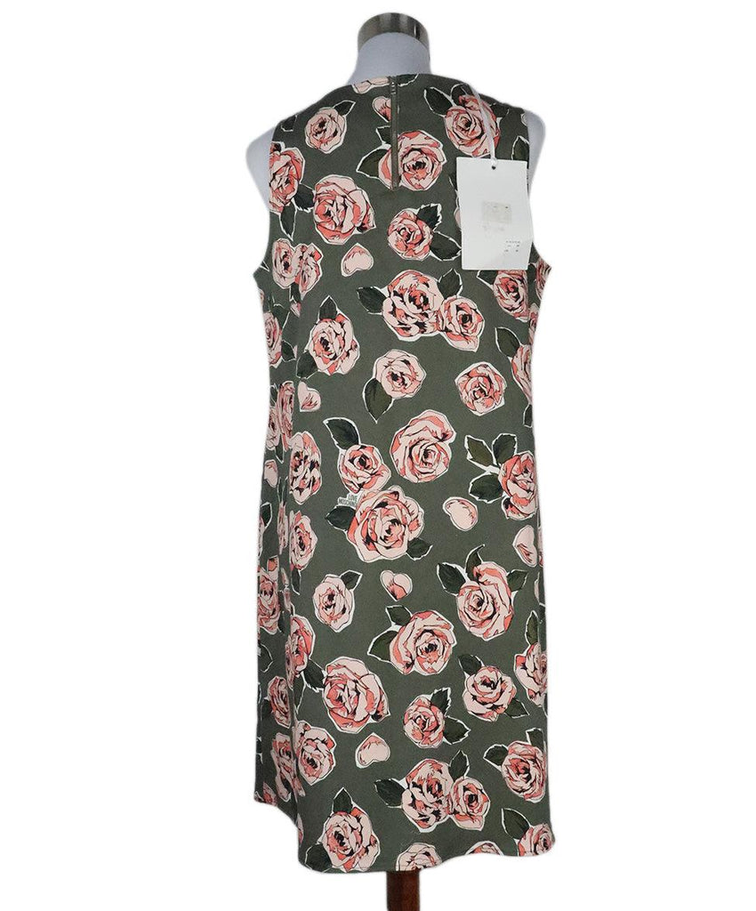 Love Moschino Olive & Pink Floral Dress 2